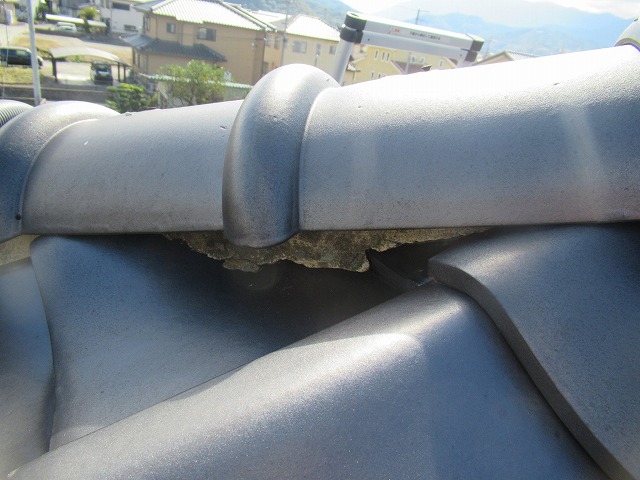 市川三郷町　瓦屋根工事